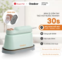 Thumbnail Bàn ủi hơi nước cầm tay Gaabor HM-M01A 2in1 thích hợp cho mọi loại vải bàn là cầm tay bàn ủi hơi nước dung tích lớn 3