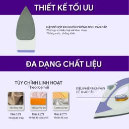 Thumbnail Bàn Ủi Khô BlueStone DIB-3728 ̣(1100-1300W) 3
