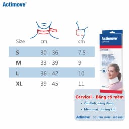 Thumbnail Băng Cổ Mềm Hỗ Trợ Vùng Cổ Actimove Cervical 1