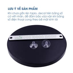 Thumbnail Bảng ghi số điện thoại trên ô tô Tâm Luân, tự động phát sáng khi trời tối, miếng hít dính chắc chắn 4