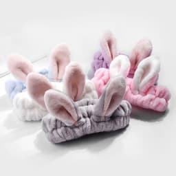 Thumbnail Băng đô tóc rửa mặt trang điểm Laboon, bờm tóc chất liệu vải nhung co giãn mềm mịn 1