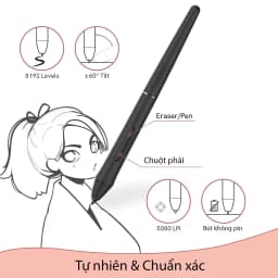 Thumbnail Bảng Vẽ Cảm Ứng VEIKK VK640 Android Mặt Nhám Mô Phỏng Giấy Vẽ - Hàng Chính Hãng 3