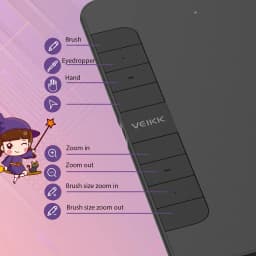 Thumbnail Bảng Vẽ Điện Tử VEIKK VK1060 Android Cảm Ứng Nghiêng Mặt Nhám Mô Phỏng Giấy Vẽ - Hàng Chính Hãng 1