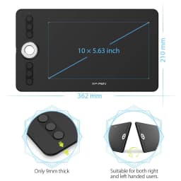 Thumbnail Bảng Vẽ Điện Tử XP-Pen Deco 02 6x10 inch 8192 Lực Nhấn, Vòng Xoay Dial Bạc (Tặng Găng Tay Họa Sĩ) 4