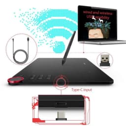 Thumbnail Bảng Vẽ Điện Tử XP-Pen Deco 03 10x6inch Wireless Lực Nhấn 8192 Nút Xoay Dial 3