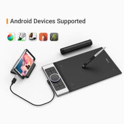 Thumbnail Bảng Vẽ Điện Tử XP-Pen Deco Pro Small 9x5inch 8192 Lực Nhấn, 2 Dial, Tương Thích Thiết Bị Di Động Android 2