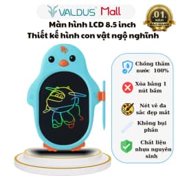 Thumbnail Bảng vẽ tự xóa thông minh đa sắc KSD01 8.5inch màn hình LCD chống bức xạ ánh sáng xanh bảo hành 1năm 1
