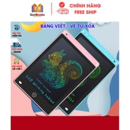 Thumbnail Bảng Viết tự xóa LCD, Bảng Vẽ Điện Tử Thông Minh Tự Động Xóa Thúc Đẩy Tư Duy Sáng Tạo Cho Bé Sanbooks 1