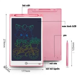 Thumbnail Bảng Viết tự xóa LCD, Bảng Vẽ Điện Tử Thông Minh Tự Động Xóa Thúc Đẩy Tư Duy Sáng Tạo Cho Bé Sanbooks 3