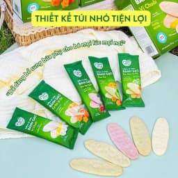 Thumbnail Bánh ăn dặm gạo dẹt rau củ Mămmy giúp bé tập nhau bổ sung dinh dưỡng, hỗ trợ tiêu hóa cho bé 7 tháng 3