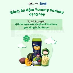Thumbnail Bánh ăn dặm MAEIL Yommy Yommy Hàn Quốc vị bí ngô khoai lang, hữu cơ, tự nhiên và bổ sung canxi 3