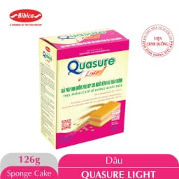 Thumbnail Bánh Bông Lan Quasure Light Bibica 126g - Thực phẩm dành cho người ăn kiêng, tiểu đường 3