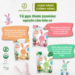 Thumbnail BÁNH GẠO ĂN DẶM HỮU CƠ Nobi Nobi 15g - CHO BÉ TỪ 8 THÁNG TUỔI 1