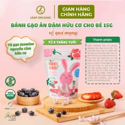 Thumbnail BÁNH GẠO ĂN DẶM HỮU CƠ Nobi Nobi 15g - CHO BÉ TỪ 8 THÁNG TUỔI 2