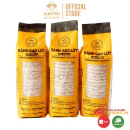 Thumbnail Bánh Gạo Lứt Ăn Kiêng Giảm Cân DK Harvest (170g/18 bánh) - 3 Vị (Lứt Huyết Rồng, Yến Mạch, Lứt Tím Than) 1