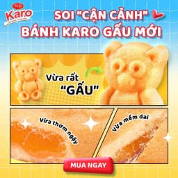 Thumbnail Bánh Karo Chà Bông Hình Gấu Richy - Bánh Trứng Tươi Chà Bông Nhân Phô Mai Date 45 Ngày 2