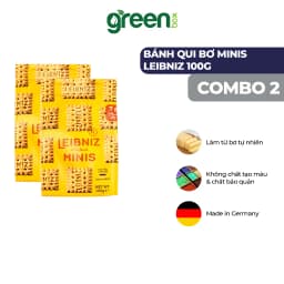 Thumbnail Bánh qui bơ nhập khẩu minis Leibniz Đức 100g dùng bơ tự nhiên và dầu hướng dương, không chất béo chuyển hóa 1