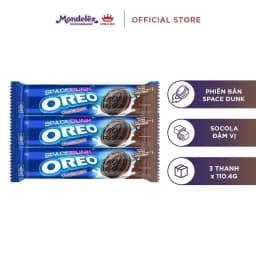 Thumbnail Bánh Quy OREO Vị Dâu/Vani/Chocolate/Spaceburst Cream , Combo 3 Thanh X 110.4G - phiên bản OREO SPACE DUNK 2