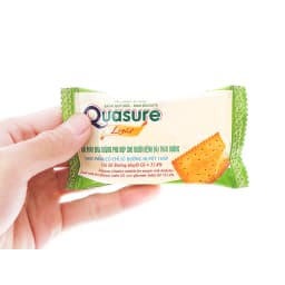 Thumbnail Bánh Quy Quasure Light Sữa Bibica 140g - Thực phẩm dành cho người ăn kiêng, tiểu đường 3