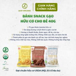 Thumbnail Bánh snack gạo hữu cơ Nobi Nobi 40g (cho bé từ 18 tháng) 2