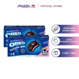 Thumbnail Bánh Socola Pie OREO Vị Vani/Dâu , Combo 2 Hộp X 168G - phiên bản OREO Originial/ SPACE DUNK 3