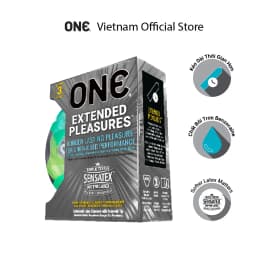Thumbnail Bao Cao Su ONE của Mỹ| One Extended Pleasures kéo dài thời gian cực xịn 53mm 1