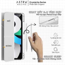 Thumbnail Bao da iPad CrystaLite Origami AstroMazing - Case cho iPad Pro Air 4 5 6 Pro 11 2