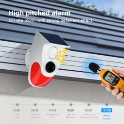 Thumbnail Báo động chống trộm hồng ngoại không dây năng lượng mặt trời 1