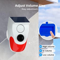 Thumbnail Báo động chống trộm hồng ngoại không dây năng lượng mặt trời 2