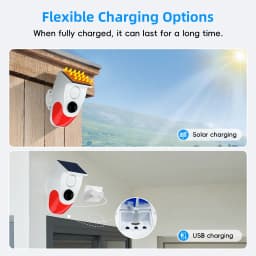 Thumbnail Báo động chống trộm hồng ngoại không dây năng lượng mặt trời 4