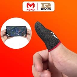 Thumbnail Bao tay chơi game điện thoại MEMO V3 gaming carbon sợi bạc chống mồ hôi găng tay ff pubg liên quân tốc chiên mobile 1