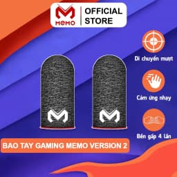 Thumbnail Bao tay chơi game MEMO sợi carbon cao cấp chống mồ hôi ngón tay di chuyển mượt cảm ứng nhạy chơi liên quân PUBG FF ROS 1