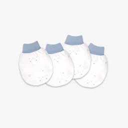 Thumbnail Bao Tay Sơ Sinh MIOMIO(2 Đôi), Dành Cho Bé Gái Bé Trai, 100% cotton, Hoạ Tiết Thỏ, Sọc, Mèo Mây, Mặt Mèo 2