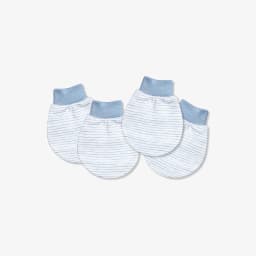 Thumbnail Bao Tay Sơ Sinh MIOMIO(2 Đôi), Dành Cho Bé Gái Bé Trai, 100% cotton, Hoạ Tiết Thỏ, Sọc, Mèo Mây, Mặt Mèo 4