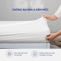 Thumbnail Bảo vệ nệm Doona Bamboo 30cm chống bụi bẩn nấm mốc, khử mùi thoáng khí, thoát nhiệt tối ưu 4