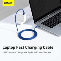 Thumbnail Baseus Dây Cáp Sạc Nhanh 5a usbc 100w cáp sạc nhanh cho ip 15 xiaomi samsung huawei 2