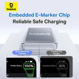 Thumbnail Baseus Display 2 Cáp dữ liệu sạc nhanh USB-C sang USB-C 100W 1m / 2m 4