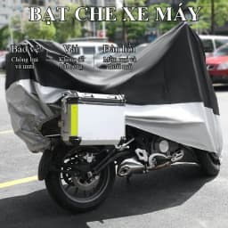 Thumbnail Bạt phủ xe máy chất lượng cao MYT Bạt che xe máy chất liệu vải dù Áo bạt trùm xe chống thấm nước toàn thân 4