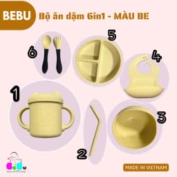 Thumbnail BEBU Bộ ăn dặm BeBu Silicon Cao cấp (2 màu) 1