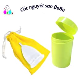 Thumbnail BeBu Cốc nguyệt san Silicon y tế siêu mềm 1