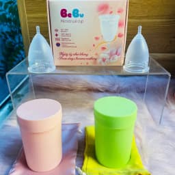 Thumbnail BeBu Combo 2 Cốc nguyệt san Silicon y tế mềm mại 2