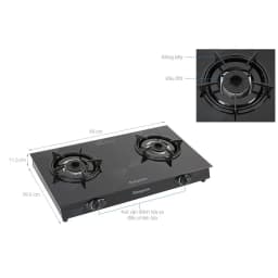 Thumbnail Bếp gas dương kính 2 lò Kangaroo KG8G1C/KG8G1A giao mẫu ngẫu nhiên 2
