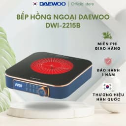 Thumbnail Bếp hồng ngoại Daewoo 2200w mặt ceramic chịu nhiệt, chịu lực bền bỉ, tiện dụng, tiết kiệm diện tích DWI-2238MW DWI-2215B 1