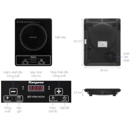 Thumbnail Bếp hồng ngoại đơn Kangaroo KG20IFP1 4