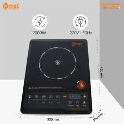 Thumbnail Bếp hồng ngoại phím bấm 2000W COMET - CM5517 3