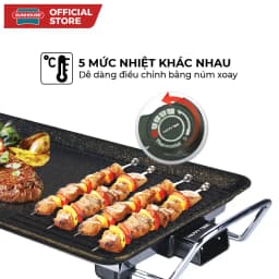 Thumbnail Bếp nướng điện SUNHOUSE Happy Time HTD4606 - Mặt chống dính - ĐIều chỉnh núm xoay - Bảo hành 12 tháng 4