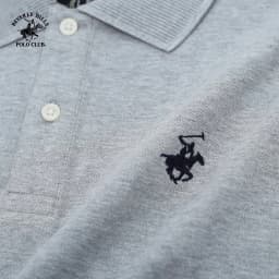Thumbnail Beverly Hills Polo Club - Áo polo Ngắn tay Nam Regular Fit Xám Melange Trơn -  BHPC PMRSS24TL004 2