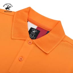 Thumbnail Beverly Hills Polo Club - Áo polo Ngắn tay Nam Regular Fit Cam Trơn -  BHPC PMRSS24TL001 1