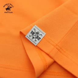 Thumbnail Beverly Hills Polo Club - Áo polo Ngắn tay Nam Regular Fit Cam Trơn -  BHPC PMRSS24TL001 4