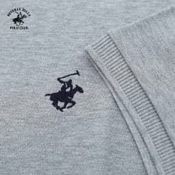 Thumbnail Beverly Hills Polo Club - Áo polo Ngắn tay Nam Regular Fit Xám Melange Trơn -  BHPC PMRSS24TL004 3